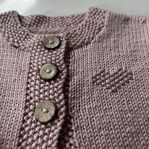 The Kiwi Stitch & Knit Co Molly Cardigan 8ply - Knitting Pattern / Kit