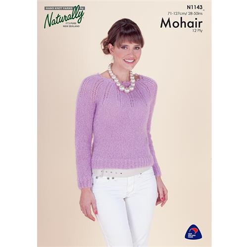 eyelet yoke sweater