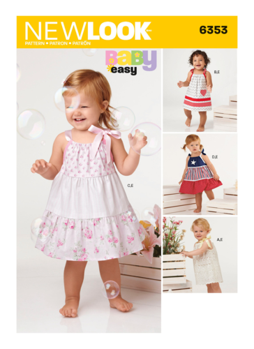 New Look Pattern 3653 -Babies' Dresses and Pants