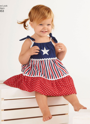 New Look Pattern 3653 -Babies' Dresses and Pants