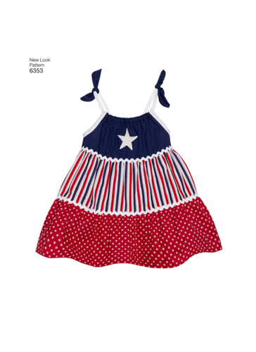 New Look Pattern 3653 -Babies' Dresses and Pants