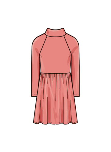 New Look Sewing Pattern Children's and Girls' Knit Dresses N6773