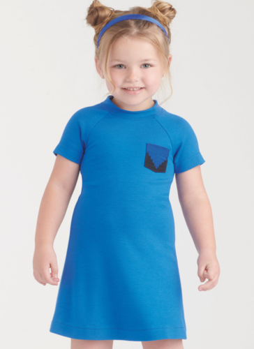New Look Sewing Pattern Children's and Girls' Knit Dresses N6773