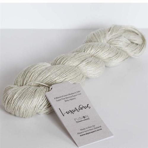 Alpaca Yarns Luxurious Fusion: Linen/Silk/Alpaca/Wool 3-4ply - Wellington  Sewing Centre