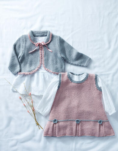Sirdar Pinafore - Knitting Kit / Pattern