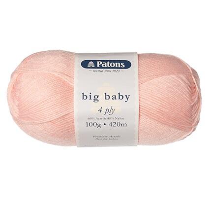 Patons Big Baby 4Ply 100g The Ribbon Rose