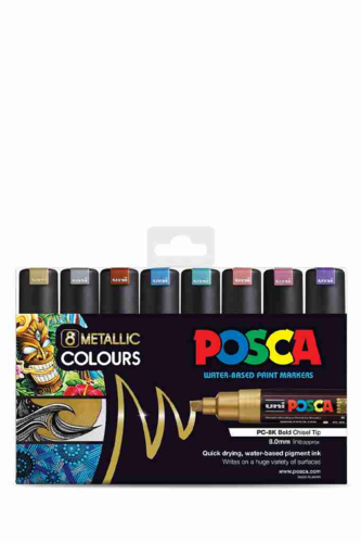 Uni Posca Pastels Assorted Set of 24
