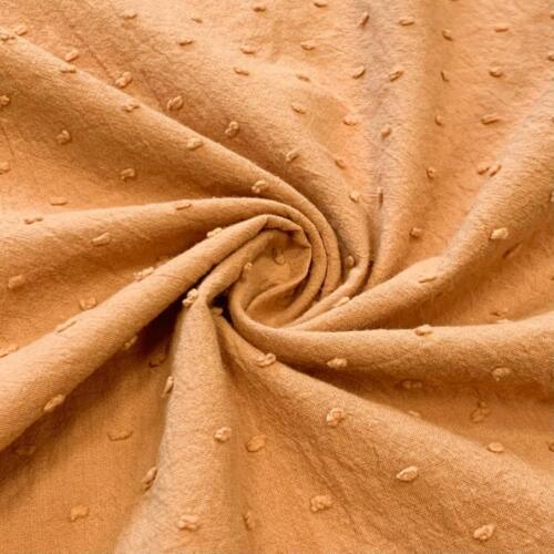 Domotex Plumetis 100% Cotton - 80gsm Brown