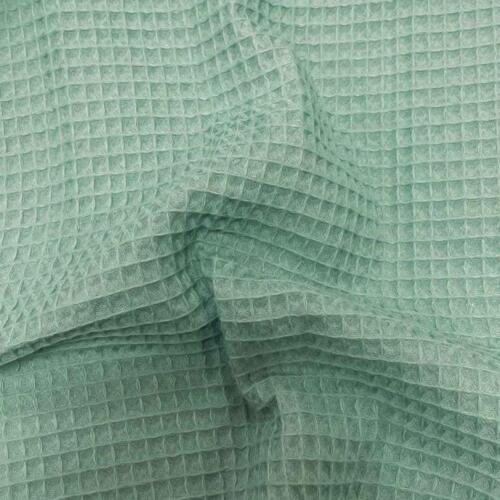 Domotex Honeycomb 100% Cotton - 230gsm Seafoam