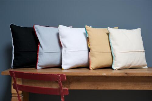 Vervaco  Cushion back with zipper - beige