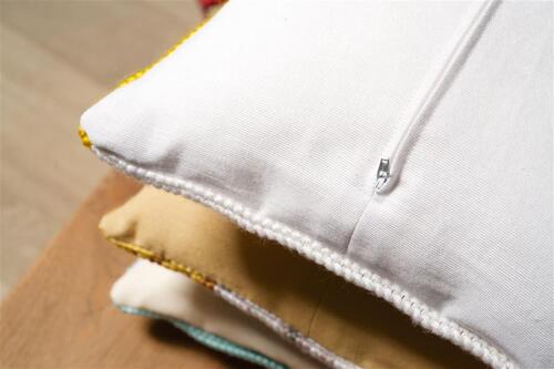 Vervaco  Cushion back with zipper - beige