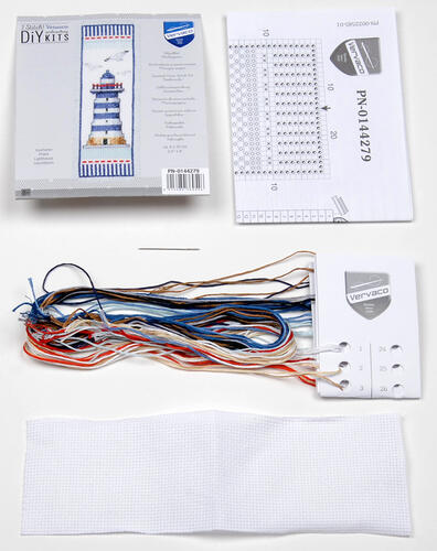 Cross stitch bookmark kit Lighthouse