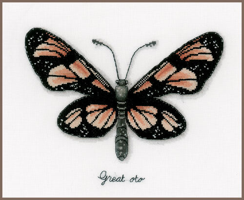 Vervaco  Cross Stitch Kit - LMV Orange butterfly