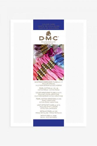 dmc color chart card book | 8.5  x 11  | 28 Pages