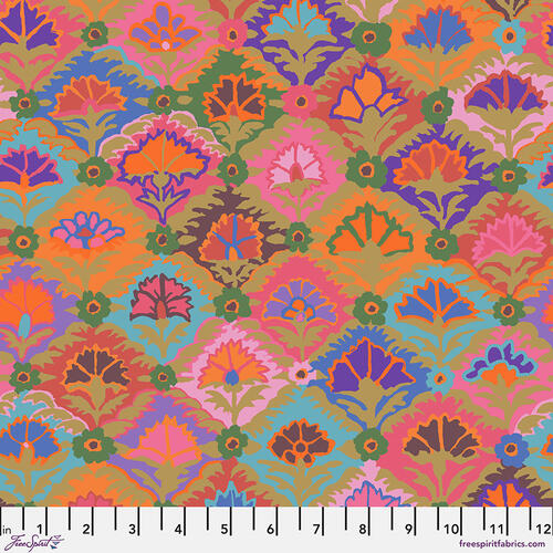 Free Spirit Kaffe Fassett Collective 2024 - Step Flower Khaki
