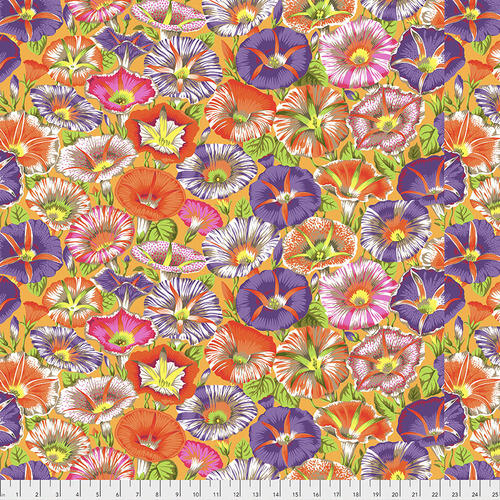 Free Spirit Kaffe Fassett Variegated Morning Glory - Orange