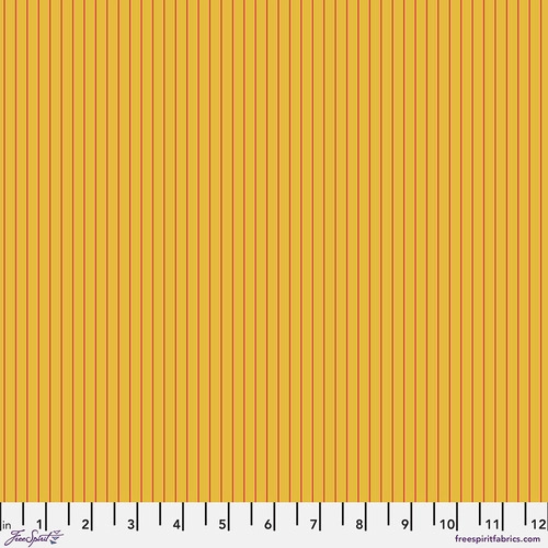 Free Spirit Tula Pink Tiny Stripes - Sunrise || True Colors