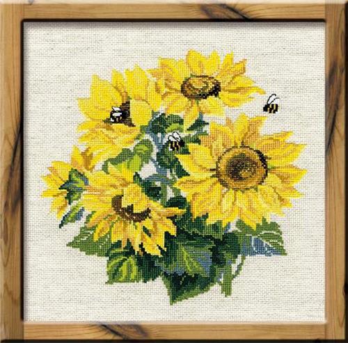 RIOLIS cross stitch kit Dahlias