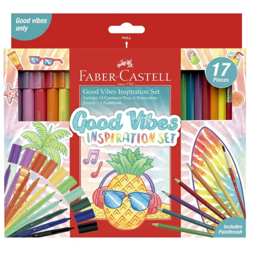 Classic Colour Pencil & Connector Pen Marker Mixed Media Gift Set