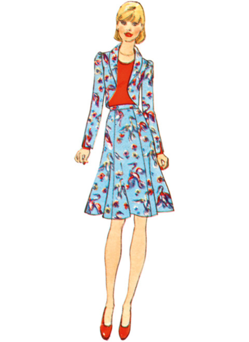 Simplicity Sewing Pattern 1970s Misses' Pants, Skirt and Jacket S3018