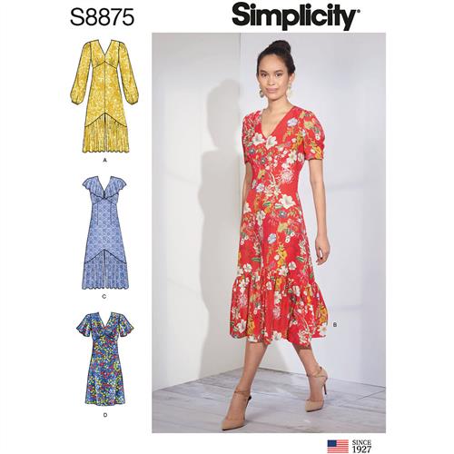 Simplicity Pattern 8105 Child's and Girls' Knit Tunics and