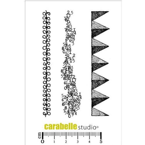 Carabelle Studio Rubber Stamp - Three Mini Strips