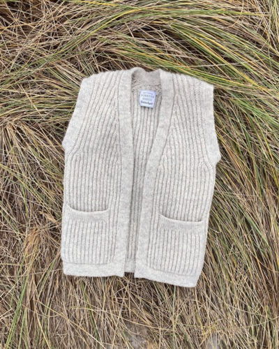 Petite Knit November Vest - Knitting Pattern / Kit