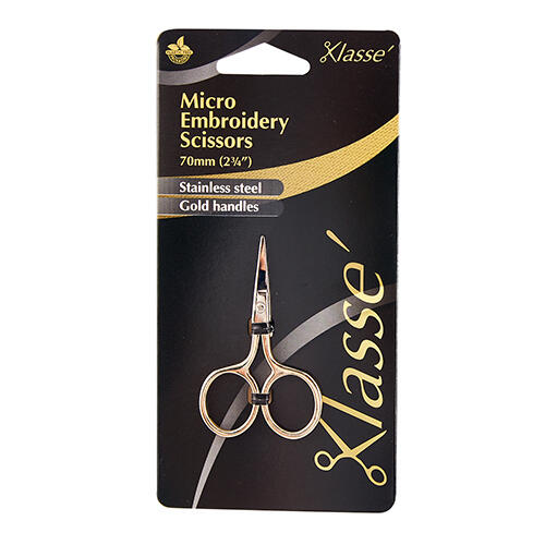 Klasse Black Label Micro Embroidery Scissors