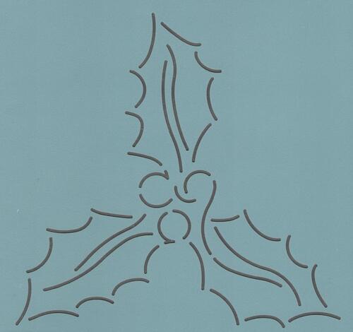 The Stencil Company CONTINUOUS HOLLY 5''