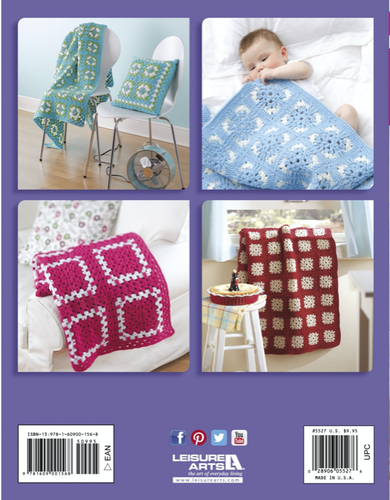 Leisure Arts Square By Square Granny Afghans