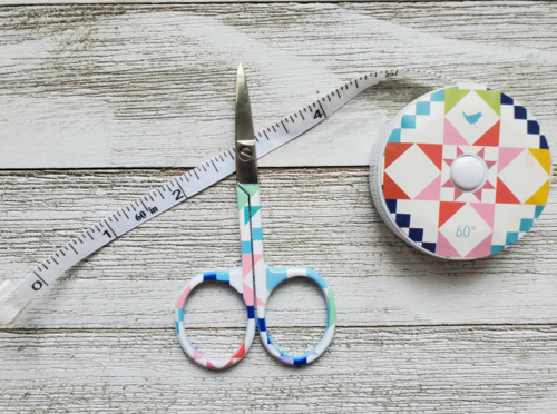 Riley Blake Designs Scissor and Tape Measure Duo