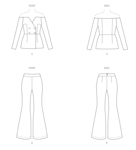 Vogue Misses' Jacket and Pants