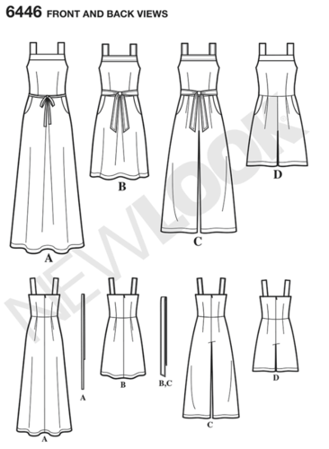 New Look Sewing Pattern Misses' Jumpsuits and Dresses