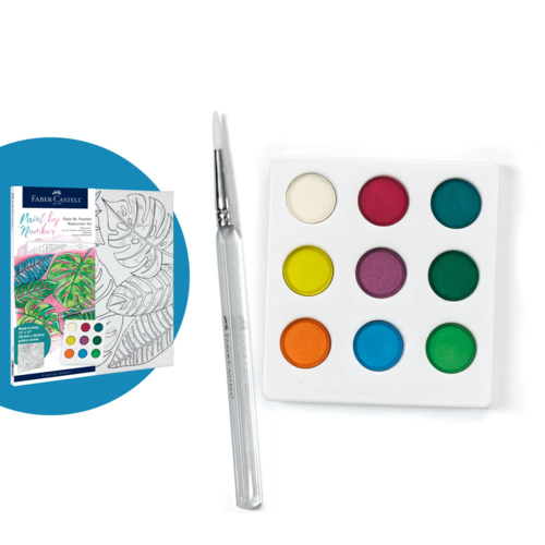 Faber-Castell Creative Studio-Paint by number- Tropical