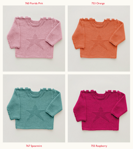 Sirdar Baby Star Jumper - Knitting Kit / Pattern