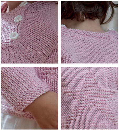 Sirdar Baby Star Jumper - Knitting Kit / Pattern