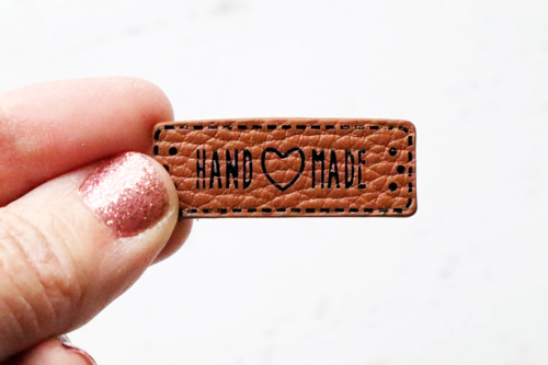 Flamingo Toes Label Set - Hand Made Leather