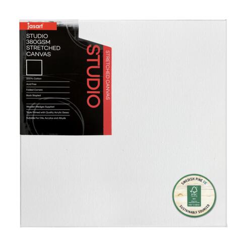 Jasart Studio Canvas 380gsm - Thick Edge 1.5"