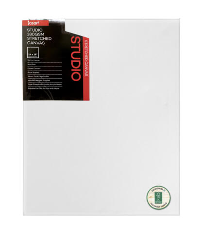 Jasart Studio Canvas 380gsm - Thick Edge 1.5"