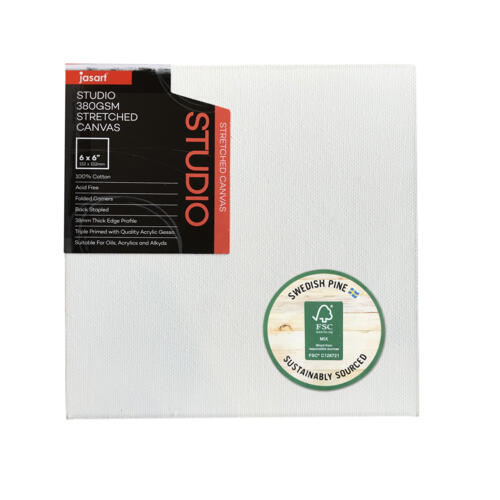 Jasart Studio Canvas 380gsm - Thick Edge 1.5"