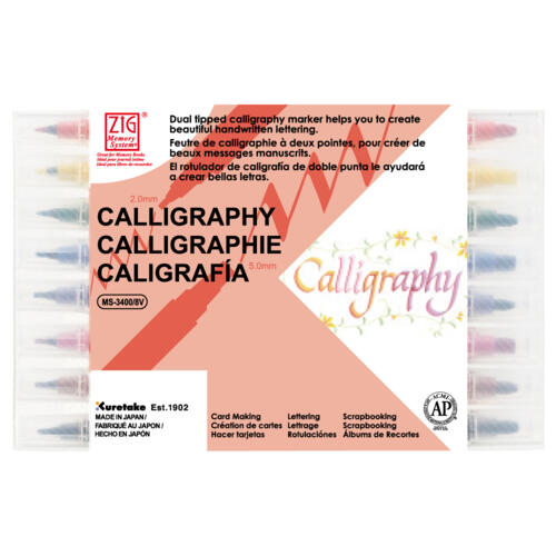 Zig Calligraphy Marker 8 Set #