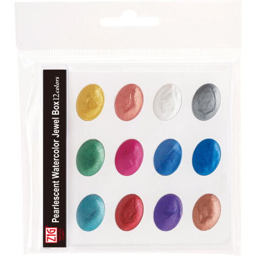 KURETAKE WATERCOLOR JEWEL BOX 12 colors palette
