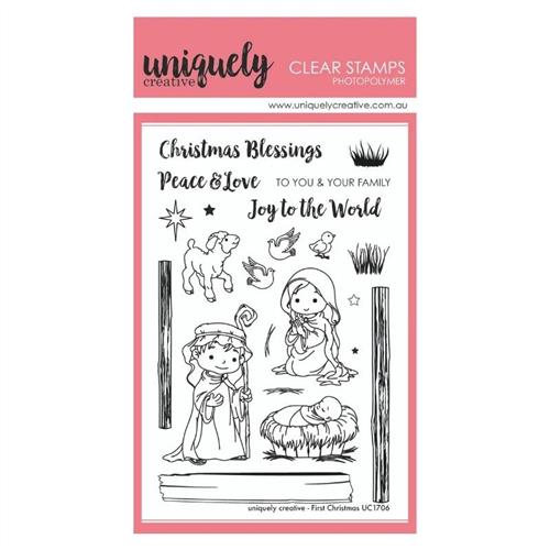 Uniquely Creative - Clear Stamps: First Christmas