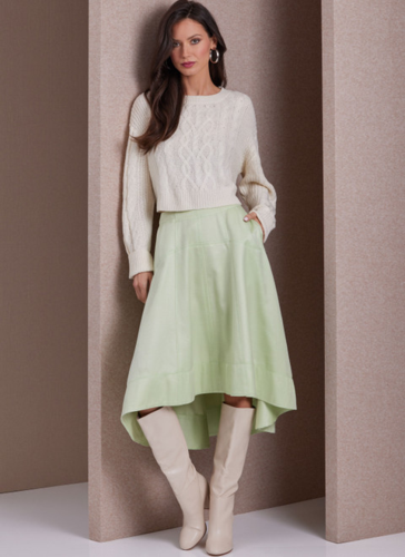 Vogue Patterns Misses' Skirt and Culottes V1987