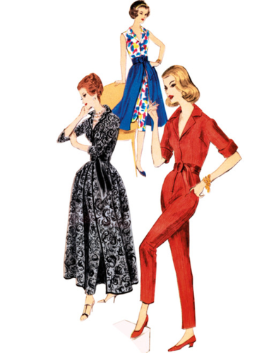 Vogue Patterns 1950s Misses' Slack Suit and Skirt V2062