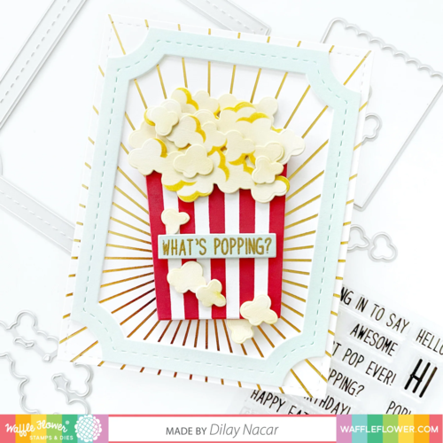 Waffle Flower Popcorn Combo