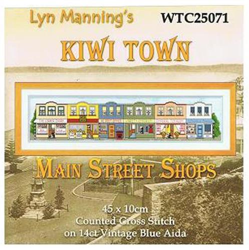 Kiwi Town Main Street Cross Stitch Kit Kiwi Town Main Street Cross Stitch Kit
