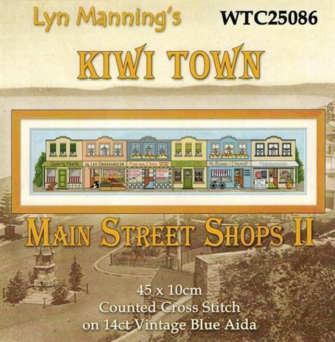 Kiwi Town Main Street Cross Stitch Kit Kiwi Town Main Street Cross Stitch Kit