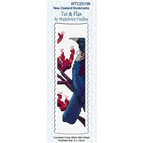 Bookmark Tui and Flax Cross Stitch Bookmark Tui and Flax Cross Stitch