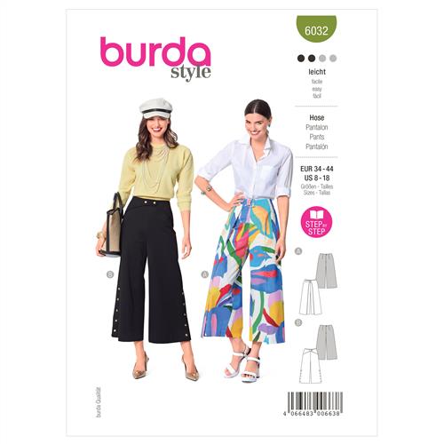 Burda Burda Style Pattern B9342 Child's Elastic Waistband Pants